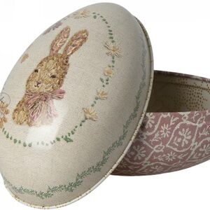 Maileg Small Egg Tin (Bunny - Pink)